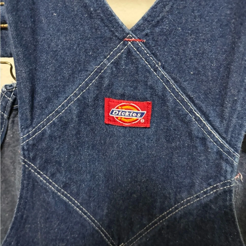 Baggy Dickies Indigo Bib Overalls - Picture 5 of 5